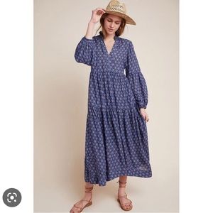 Anthropologie - Mauve Maxi Dress